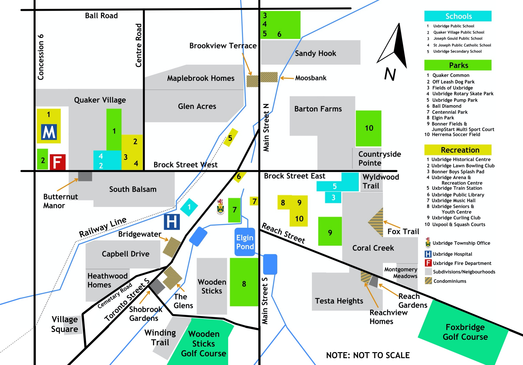 Uxbridge Map Full