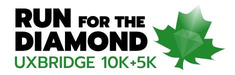 Run for the diamond logo