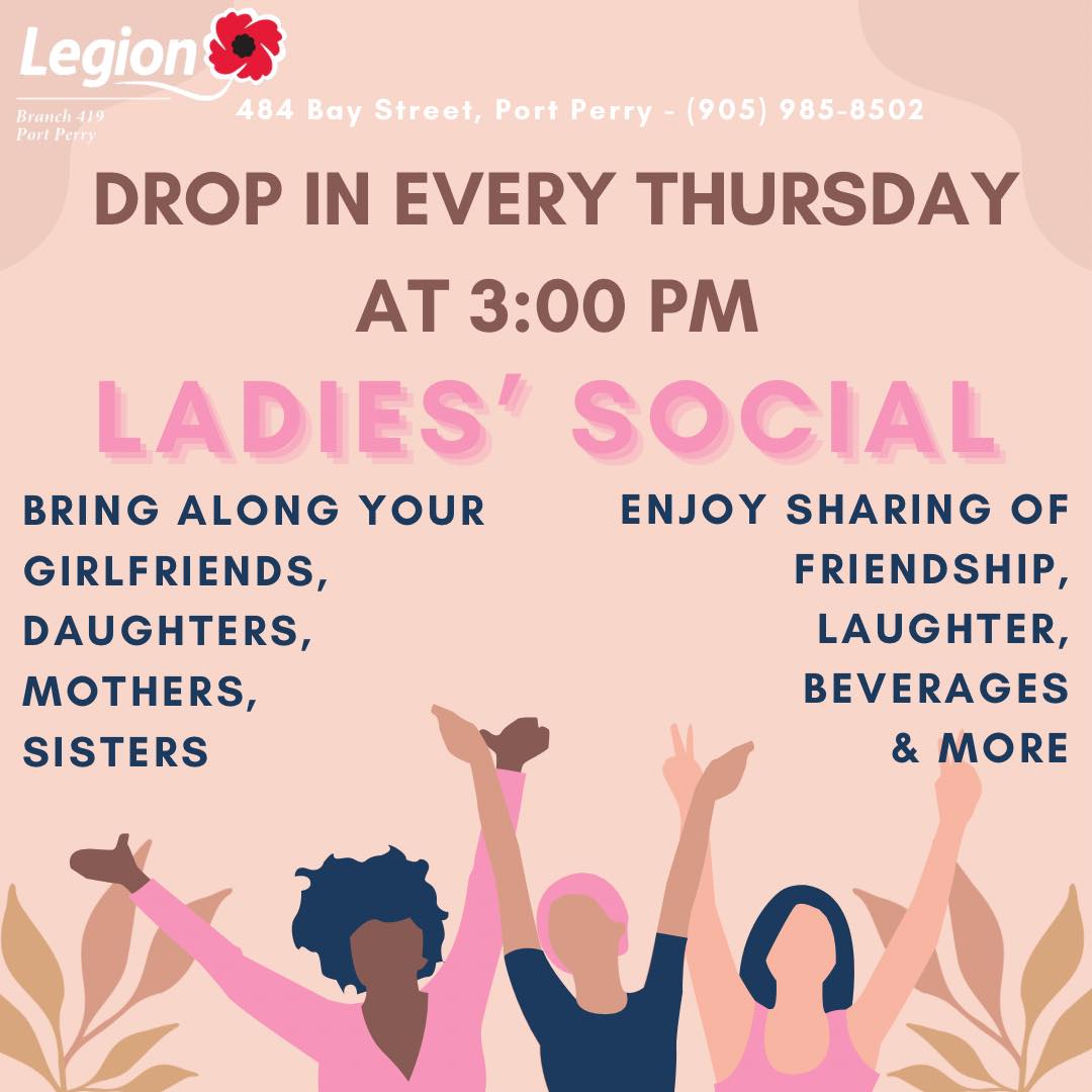 Ladies Social Port Perry Legion