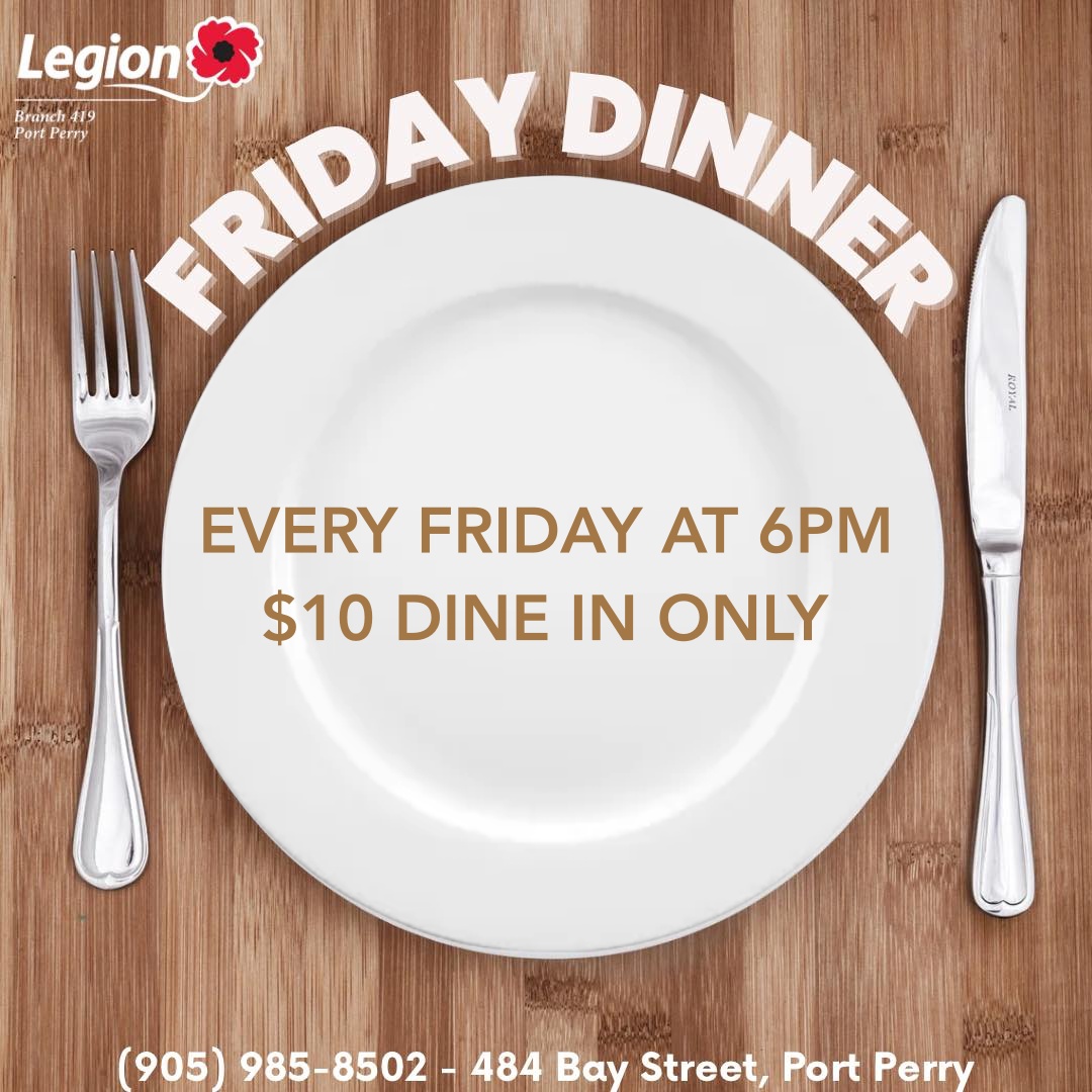 Friday Dinnner PP Legion