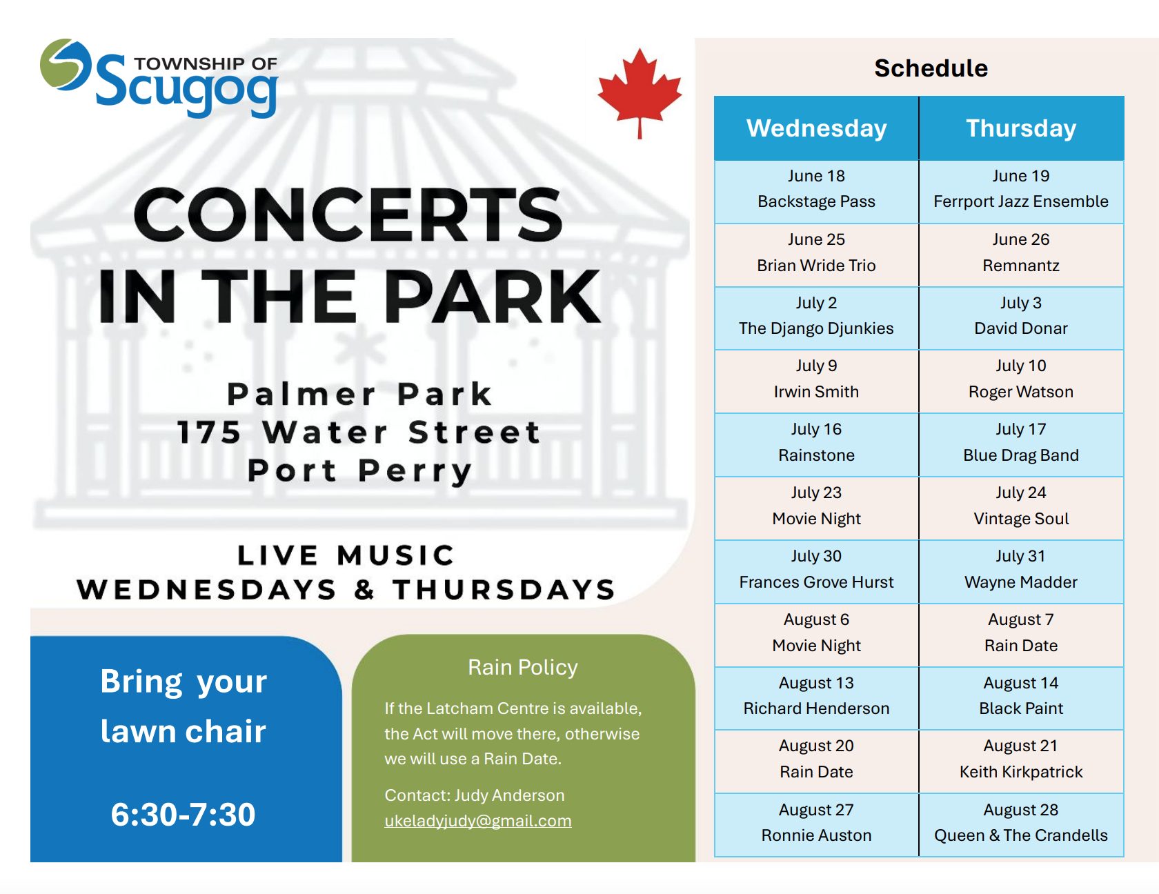 Concerts in the Park
