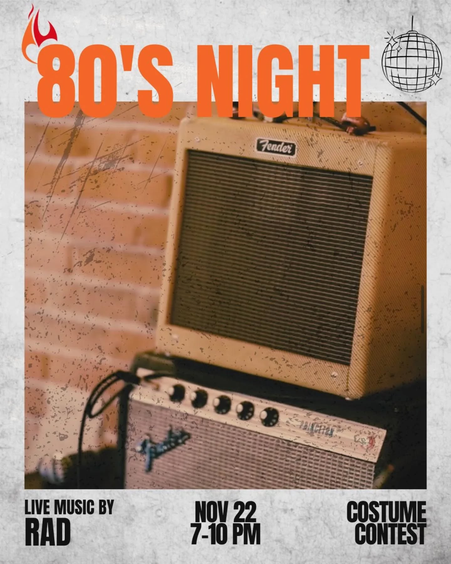 80's Night at Old Flame