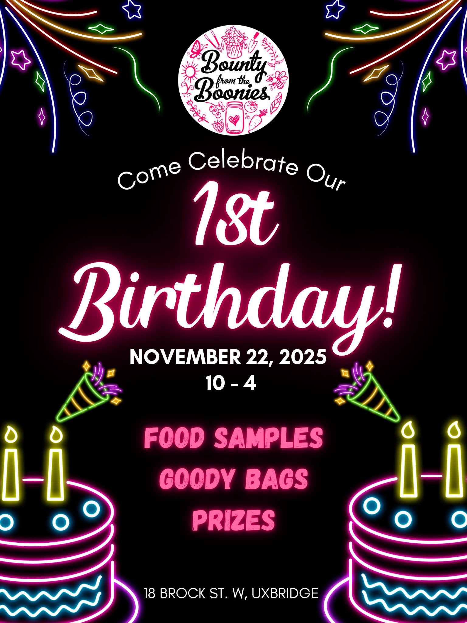 Bounty from the Boonies Anniversary