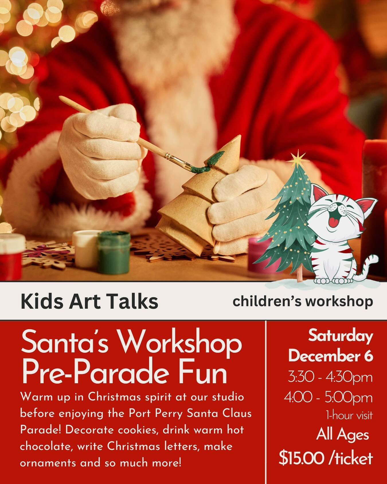 Kids Art Santa Workshop