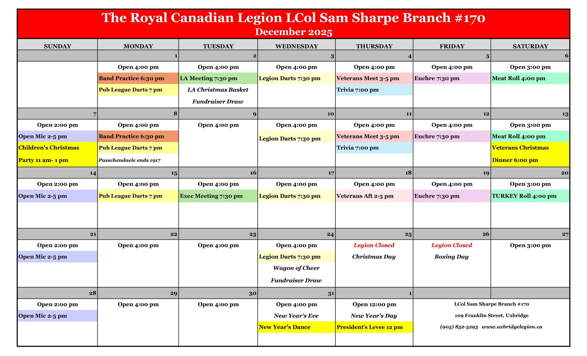 Uxbridge Legion December