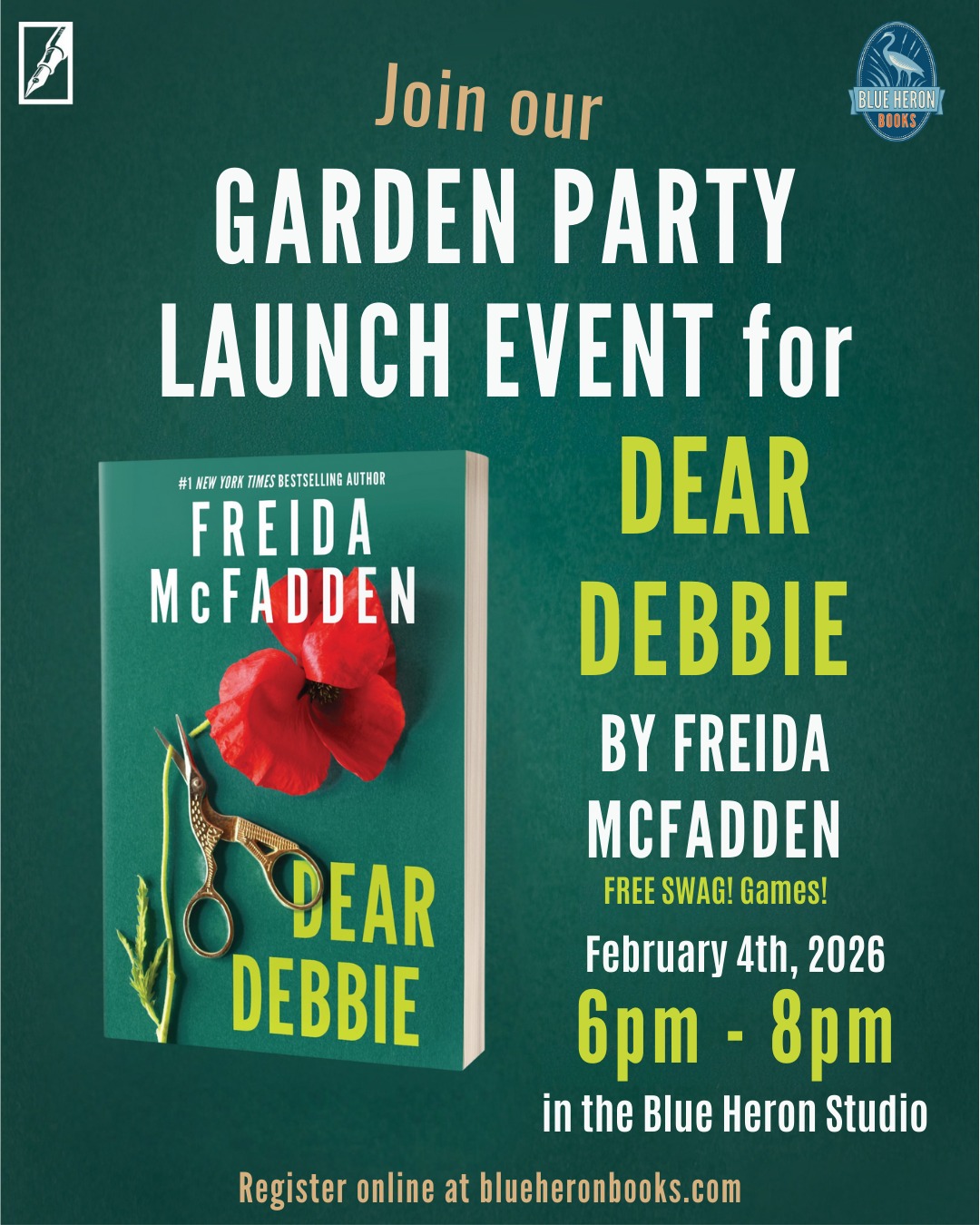 Blue Heron Garden Party