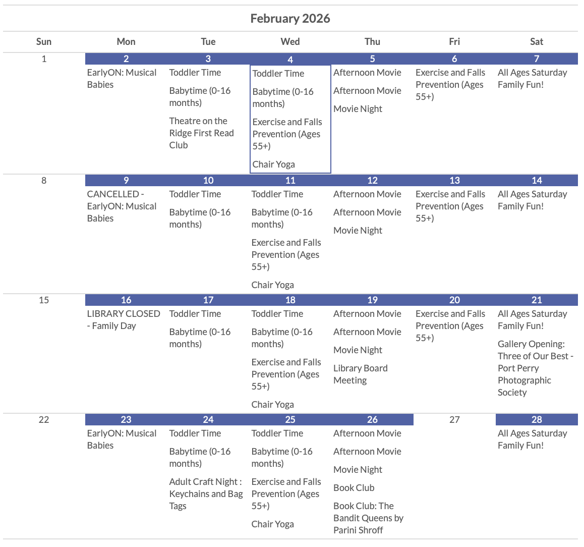 PP Library February 2026