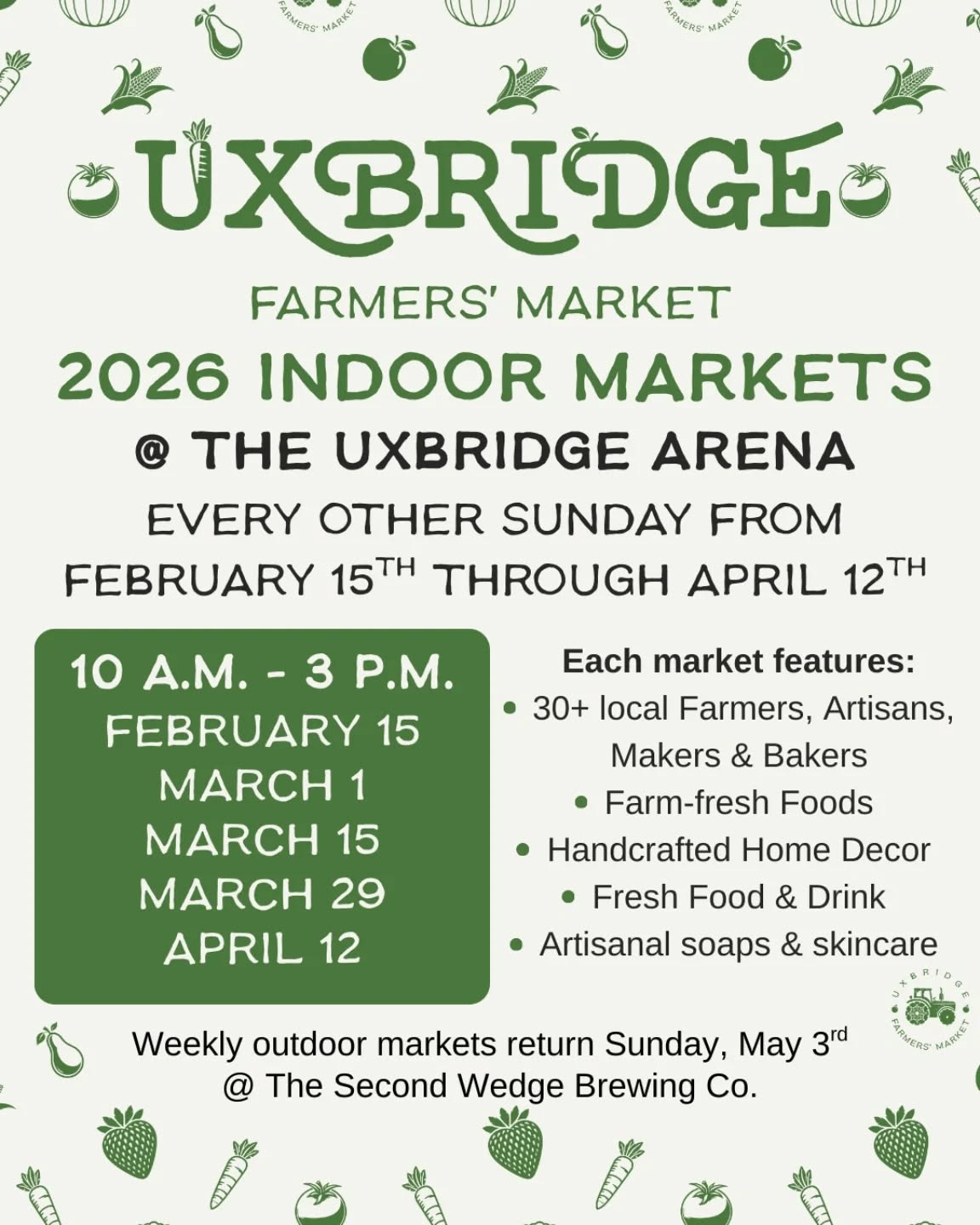 Uxbridge Farmers market 2026